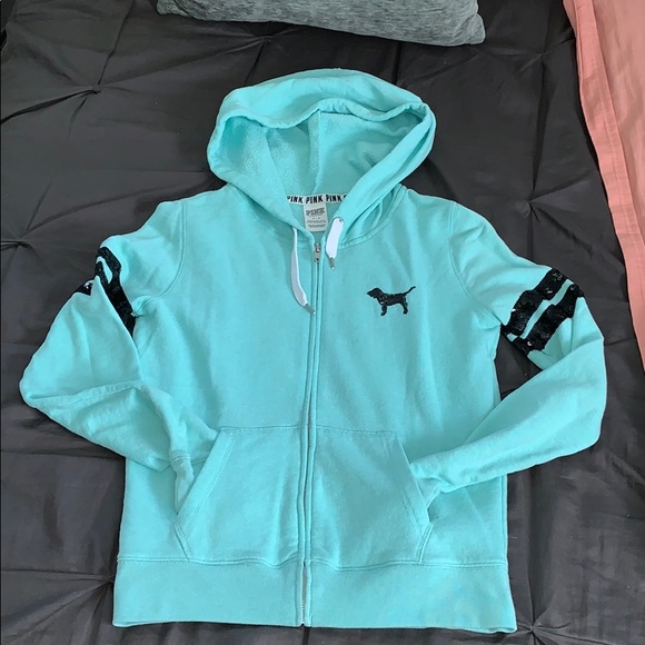 Sea foam PINK zip up - Picture 1 of 3